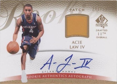 2007-08 SP Authentic - Acie Law #123