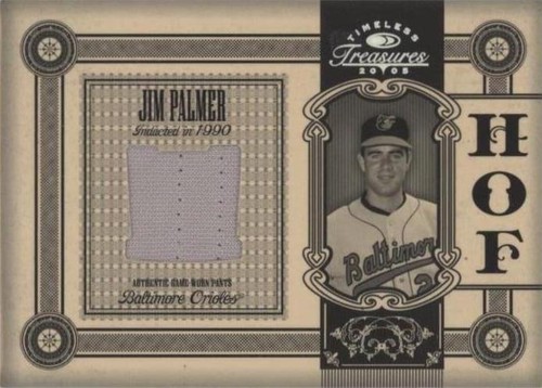 2005 Donruss Timeless Treasures - Jim Palmer #HOF-22