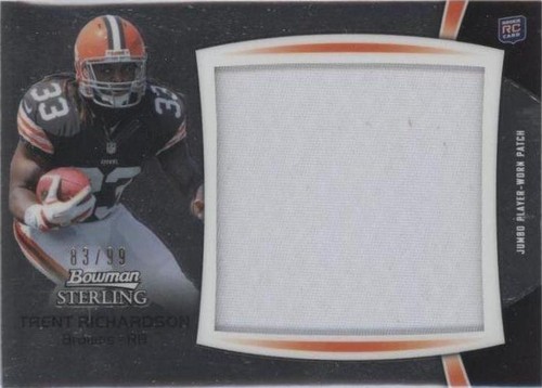 2012 Bowman Sterling Trent Richardson #BSJRP-TR