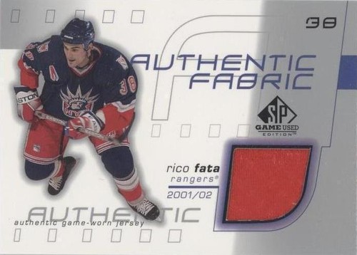 2001-02 SP Game Used Edition - Rico Fata #AF-RF