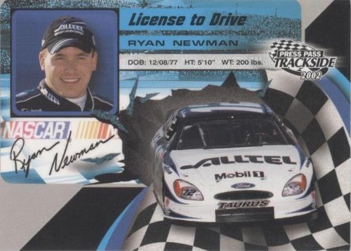 2002 Press Pass Trackside - Ryan Newman #LD 24