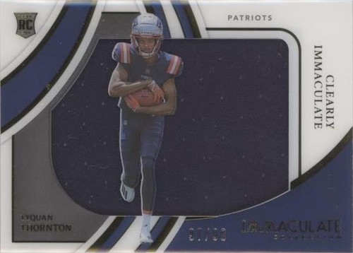 2022 Panini Immaculate Collection Tyquan Thornton #IRJ-TTH