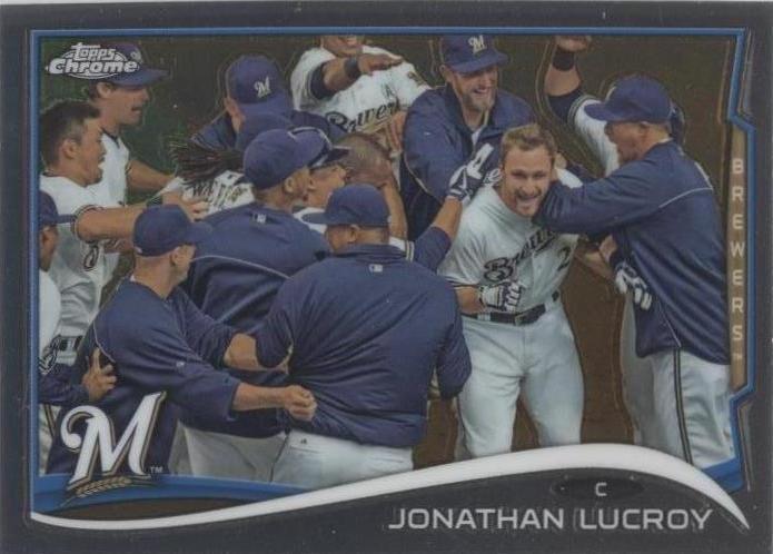 Topps Chrome 2014 - Jonathan Lucroy #184