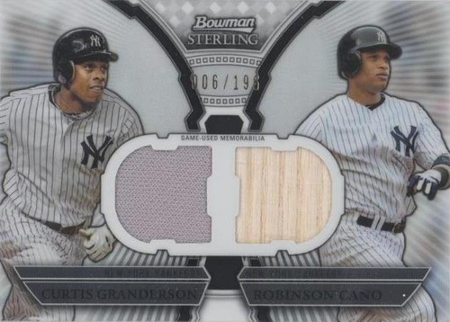 2011 Bowman Sterling - Curtis Granderson Robinson Cano #DRB-GC