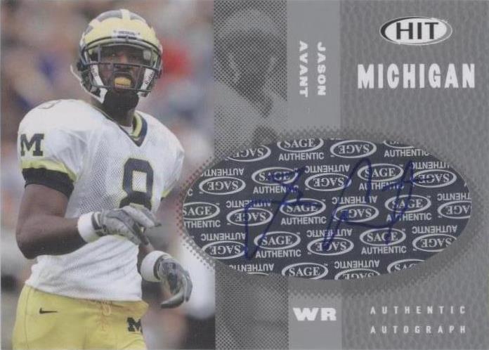 2006 SAGE Hit Jason Avant #A48