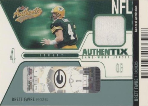 2004 Fleer Authentix Brett Favre #JA-BF