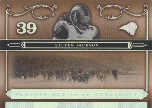 2006 Playoff National Treasures Steven Jackson #31