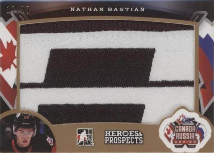 2015-16 Leaf In the Game Heroes & Prospects - Nathan Bastian #CRP-16