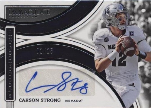 2022 Panini Immaculate Collection Collegiate Carson Strong #II-CST