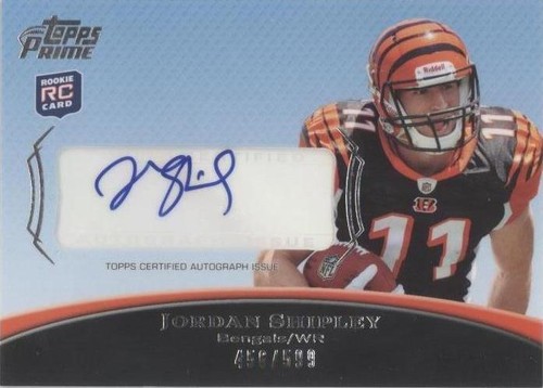 2010 Topps Prime Jordan Shipley #PAR-JSH