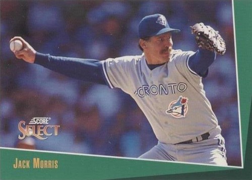 1993 Score Select - Jack Morris #158