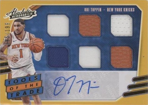 2020-21 Panini Absolute Memorabilia - Obi Toppin #TT6-OTO