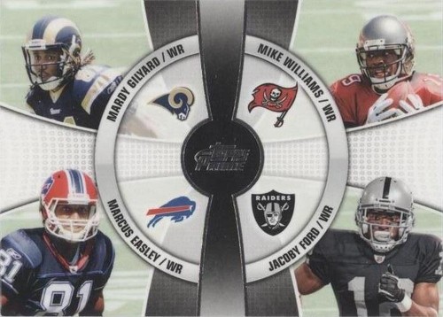 2010 Topps Prime Jacoby Ford Marcus Easley Mardy Gilyard #4Q-7