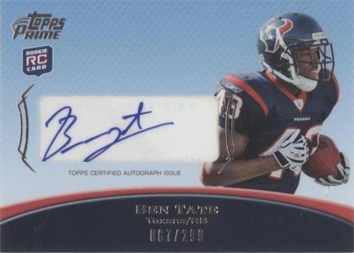 2010 Topps Prime Ben Tate #PAR-BT