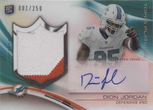 2013 Topps Platinum Dion Jordan #ARP-DJ