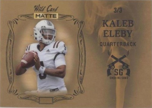 2022 Wild Card MATTE Kaleb Eleby #SG-5