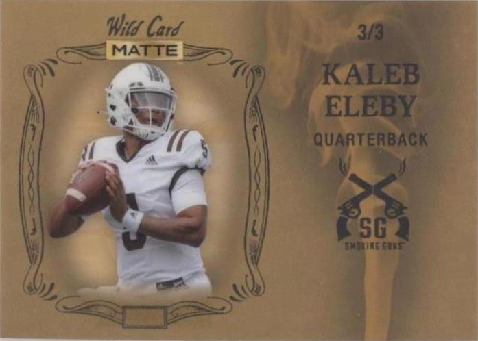2022 Wild Card MATTE Kaleb Eleby #SG-5