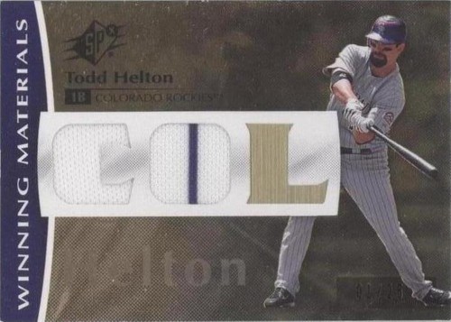 2008 SPx - Todd Helton #WM-HE