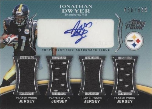 2010 Topps Prime Jonathan Dwyer #PL5-JD