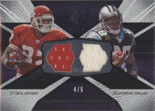 2008 SPx Jonathan Stewart Larry Johnson #WC58