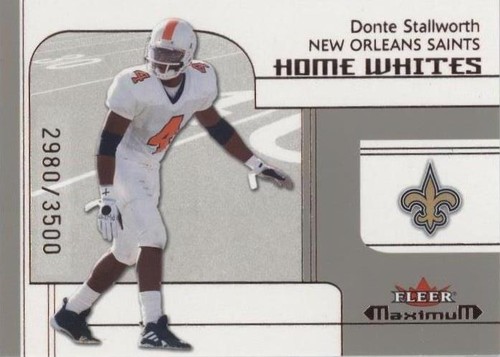 2002 Fleer Maximum Donte Stallworth #288