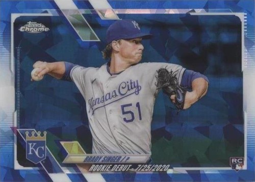 2021 Topps Chrome Update Series Sapphire Edition - Brady Singer #US222