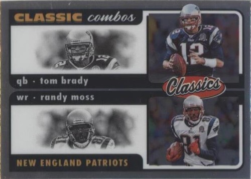 2022 Panini Classics Randy Moss Tom Brady #CC-5