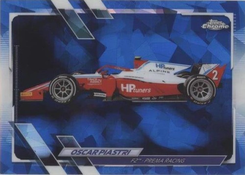 2021 Topps Chrome Sapphire Edition Formula 1 - Oscar Piastri #117