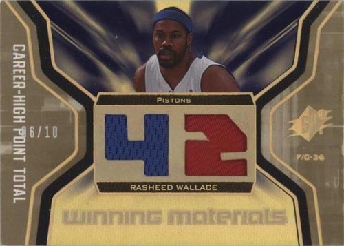 2007-08 SPx - Rasheed Wallace #WMJ-RW