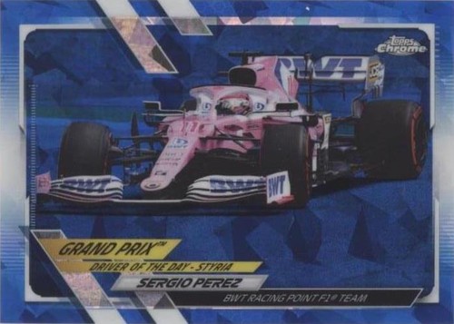 2021 Topps Chrome Sapphire Edition Formula 1 - Sergio Perez #169