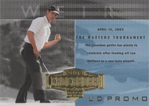 2004 Upper Deck - Mike Weir #61