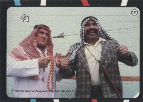 1985 Topps WWF - Iron Sheik #14