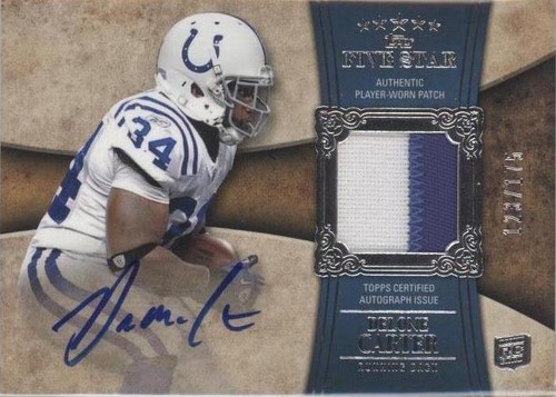 2011 Topps Five Star Delone Carter #162