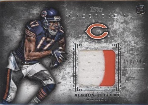 2012 Topps Inception Alshon Jeffery #RP-AJ