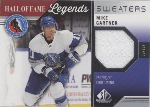 2021-22 Upper Deck SP Game Used - Mike Gartner #HOF-MG