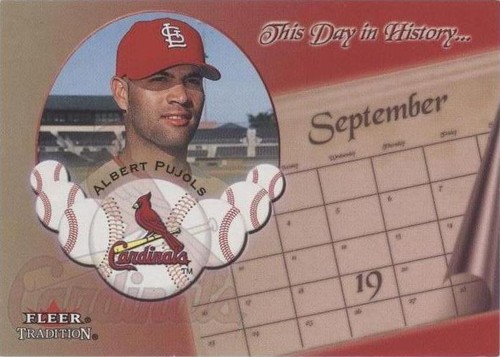 2002 Fleer Tradition - Albert Pujols #22 DH