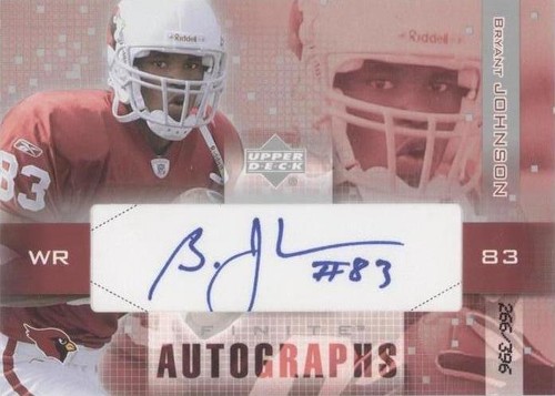 2003 Upper Deck Finite Bryant Johnson #FA-BR