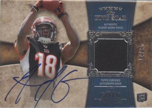 2011 Topps Five Star A.J. Green #180
