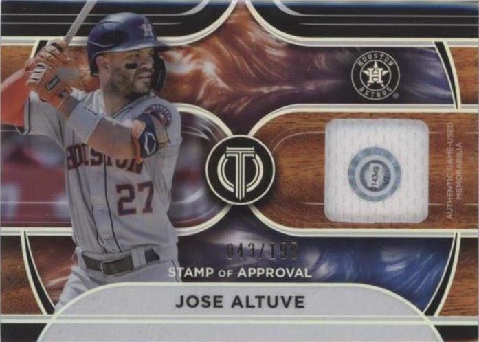 2022 Topps Tribute - Jose Altuve #SOA-JA