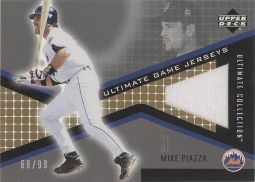 2002 Upper Deck Ultimate Collection - Mike Piazza #JB-MP