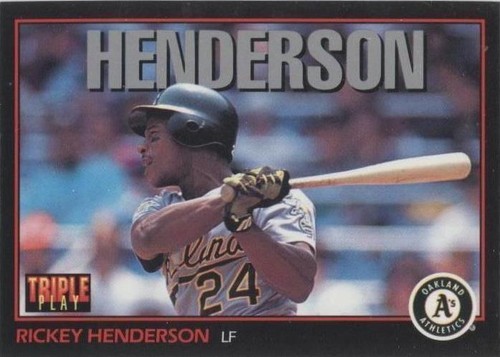 1993 Triple Play - Rickey Henderson #219