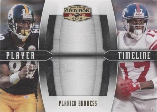 2008 Donruss Gridiron Gear Plaxico Burress #PT-16