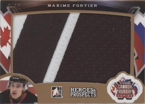 2015-16 Leaf In the Game Heroes & Prospects - Maxime Fortier #CRP-12