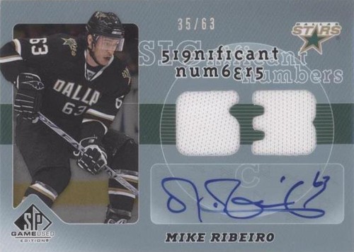 2008-09 SP Game Used Edition - Mike Ribeiro #SN-RI
