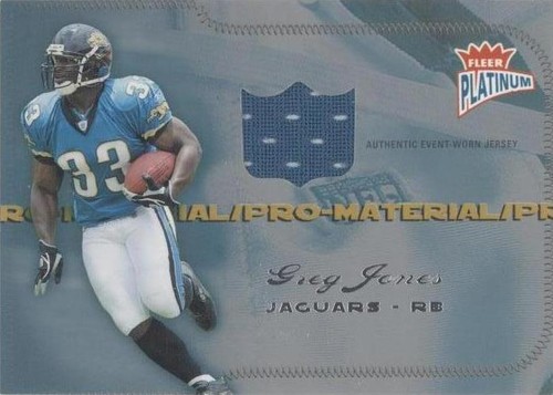 2004 Fleer Platinum Greg Jones #PM-GJ
