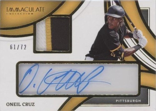 2022 Panini Immaculate Collection - Oneil Cruz #ICP-OC