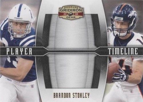 2008 Donruss Gridiron Gear Brandon Stokley #PT-11