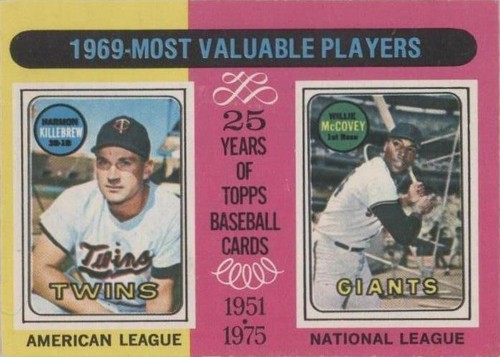 1975 O-Pee-Chee - Harmon Killebrew Willie McCovey #207