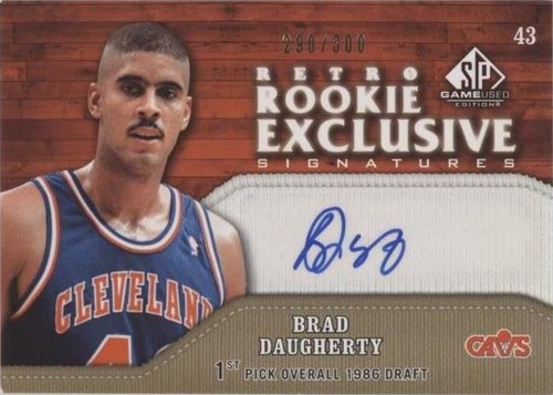 2009-10 SP Game Used - Brad Daugherty #RR-BD