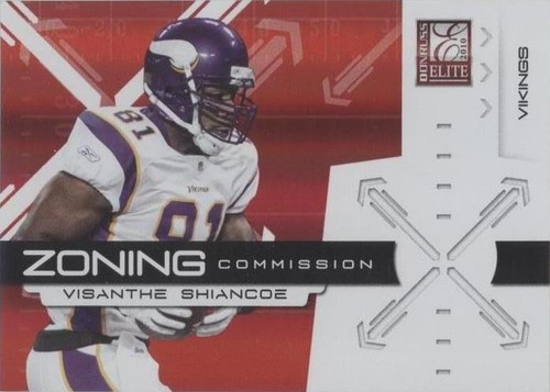 2010 Donruss Elite Visanthe Shiancoe #20